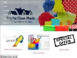 Sites similar to crystalcleanmaids.com