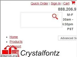 Sites similar to crystalfontz.com
