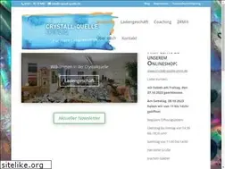 Sites similar to crystall-quelle.de