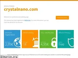 Sites similar to crystalnano.com