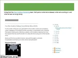 Sites similar to cs-blog.khanacademy.org