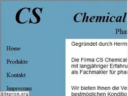 Sites similar to cs-chemical.de