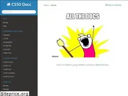 Sites similar to cs50.readthedocs.io