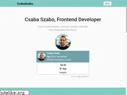 Sites similar to csabaszabo.dev