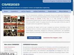 Sites similar to csaeconf.org