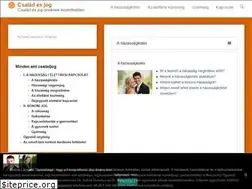Sites similar to csaladesjog.hu