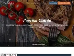 Sites similar to csardapaprika.hu