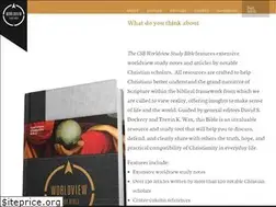 Sites similar to csbworldviewstudybible.com
