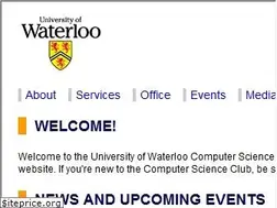 Sites similar to csclub.uwaterloo.ca