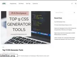 Sites similar to cscprogrammingtutorials.com