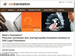 Sites similar to csctranslation.com
