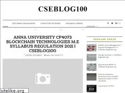 Sites similar to cseblog100.blogspot.com