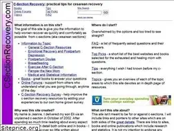 Sites similar to csectionrecovery.com