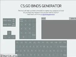Sites similar to csgobindsgenerator.com