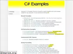 Sites similar to csharp-examples.net