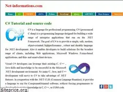 Sites similar to csharp.net-informations.com