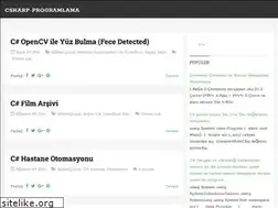 Sites similar to csharpyazilimcisi.blogspot.com