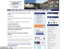 Sites similar to cshlibrary.org