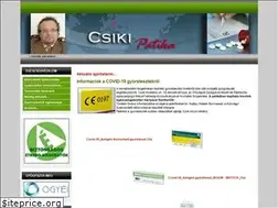 Sites similar to csikipatika.hu