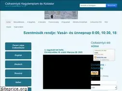 Sites similar to csiksomlyo.ro