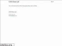 Sites similar to csis-ilab.github.io