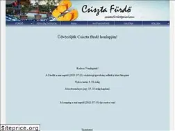 Sites similar to csisztafurdo.hu