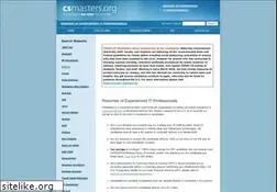 Sites similar to csmasters.org