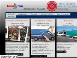 Sites similar to csomagkuldes-angliaba.hu