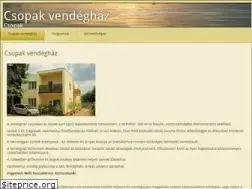 Sites similar to csopakvendeghaz.hu
