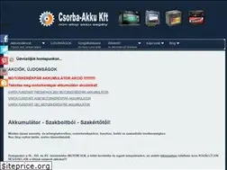 Sites similar to csorba-akku.hu