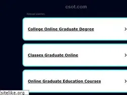 Sites similar to csot.com
