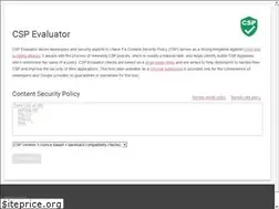 Sites similar to csp-evaluator.withgoogle.com