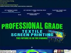 Sites similar to cspcontractscreenprinting.com
