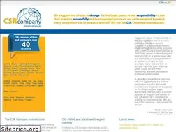 Sites similar to csr-company.com