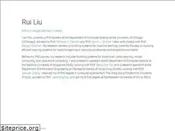 Sites similar to csruiliu.github.io