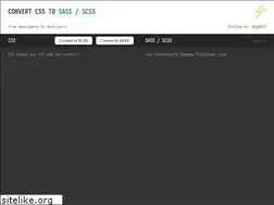 Sites similar to css2sass.herokuapp.com