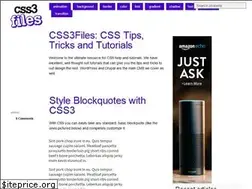 Sites similar to css3files.com