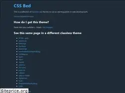 Sites similar to cssbed.com