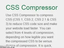 Sites similar to csscompressor.com