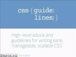 Sites similar to cssguidelin.es