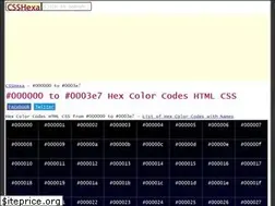 Sites similar to csshexa.com