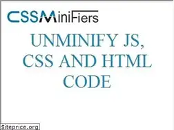 Sites similar to cssminifiers.com