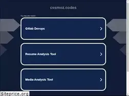 Sites similar to cssmoz.codes