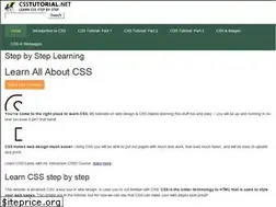 Sites similar to csstutorial.net
