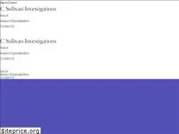 Sites similar to csullivaninvestigations.com