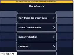 Sites similar to csweets.com