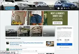 Sites similar to ct200hforum.com