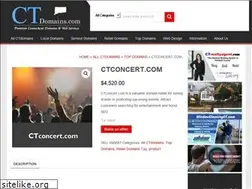 Sites similar to ctconcert.com