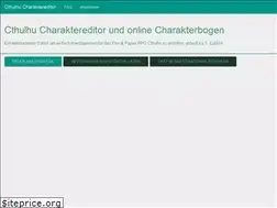 Sites similar to cthulhu-charaktereditor.de