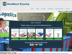 Sites similar to ctishredding.com.au